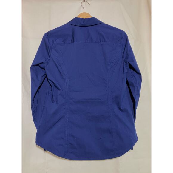 Express The Essentials Shirt Blue Button-up Women’s Size Medium. - Picture 2 of 7